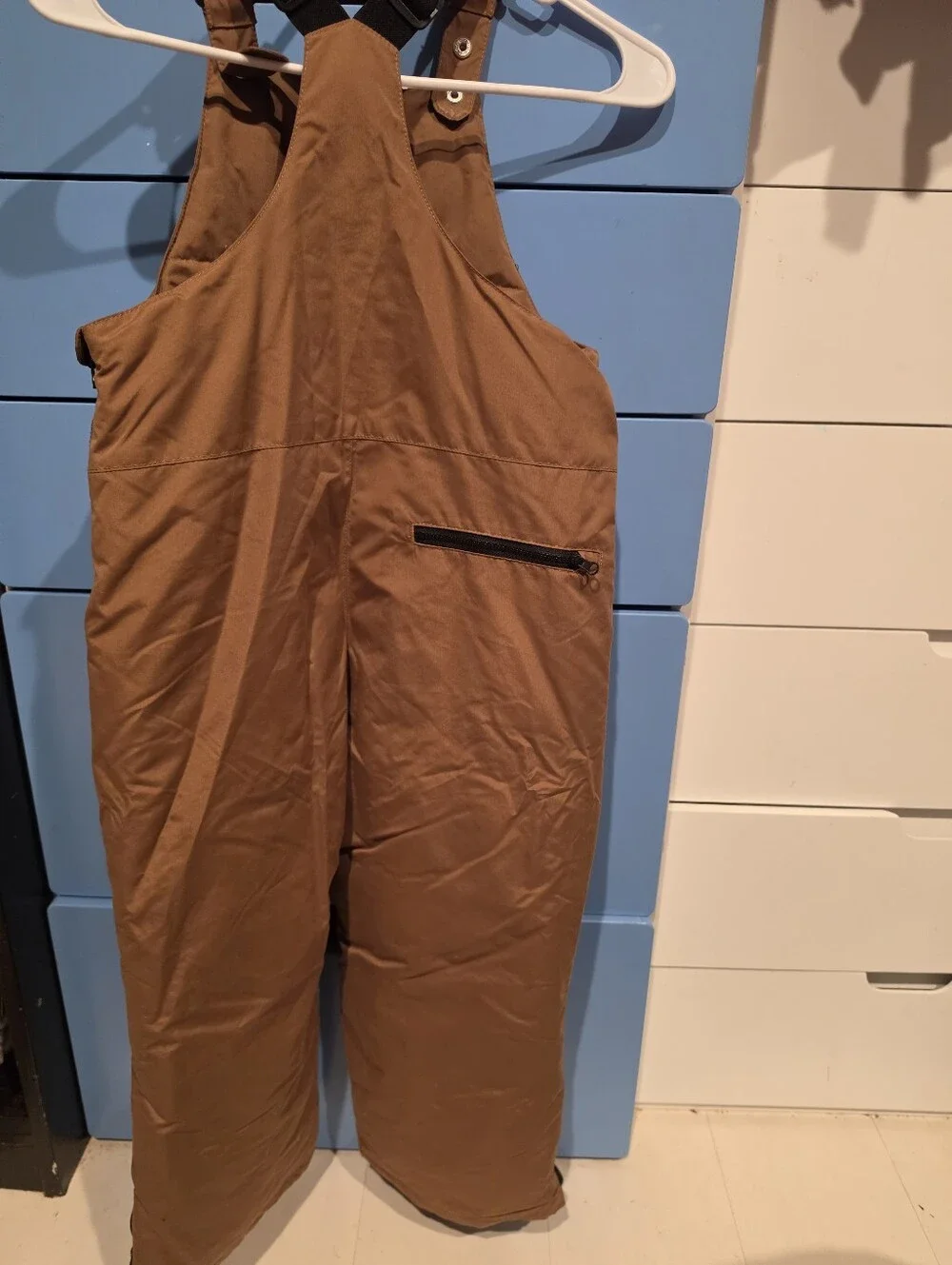 Old Navy Boys 8 Brown Snow Bib